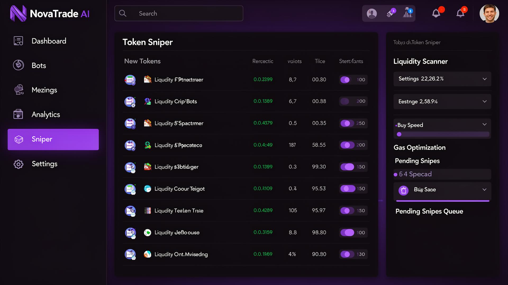DEX Token Sniping